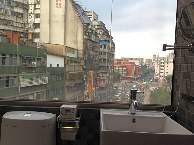 Galaxy Mini Inn Taipei Exteriör bild